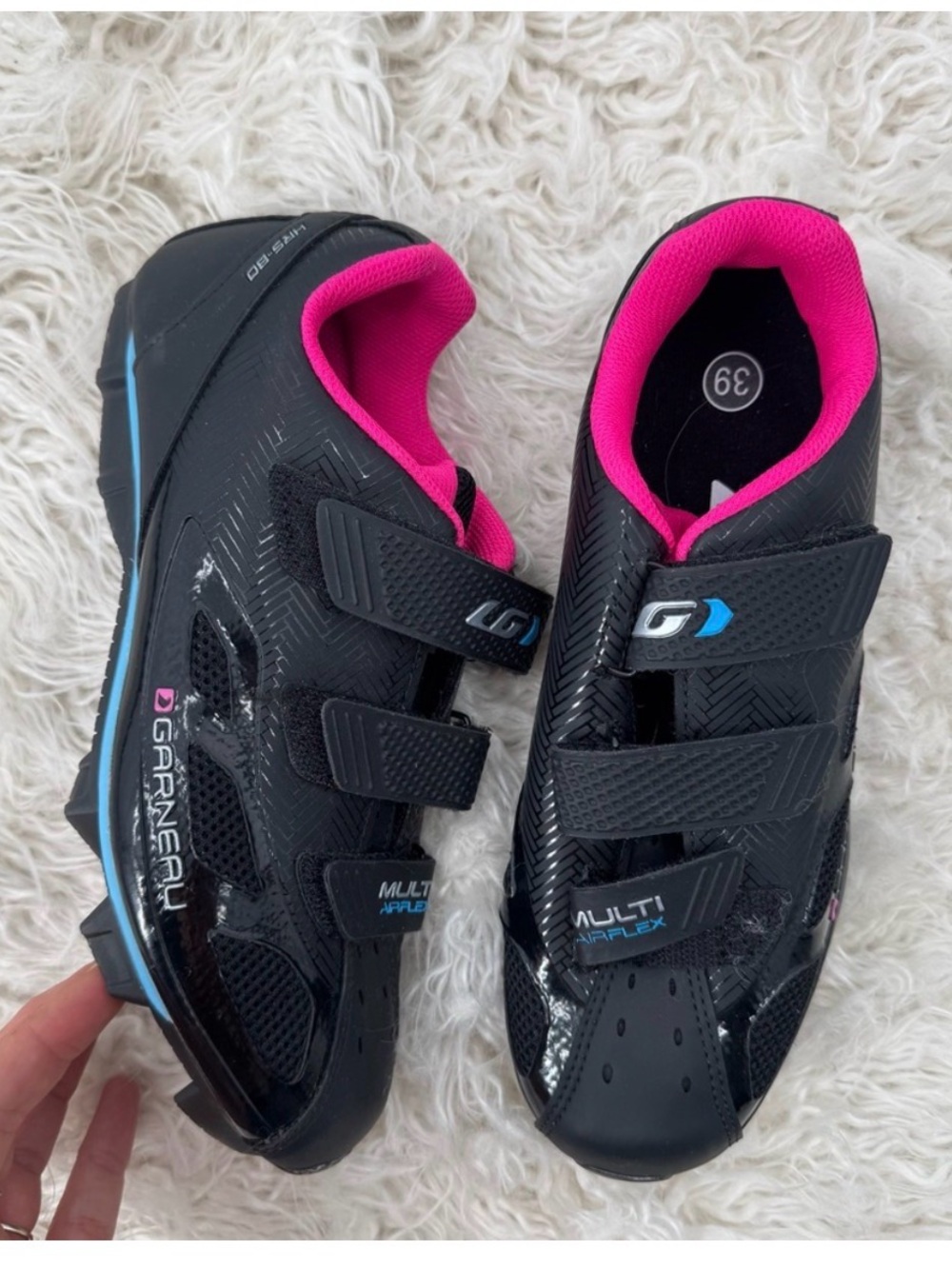 Garneau Multi Air Flex Road Trail Bike Cycling Shoes Women’s Size 39 Like New